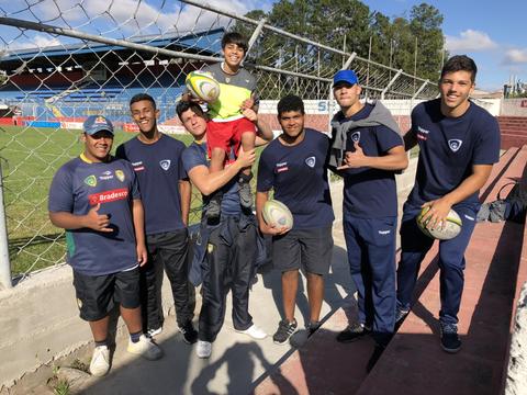 Atletas do programa de Detecção de Talentos da CBRu realizam atividade com jovens de Projeto Social da Federação Paulista de Futebol