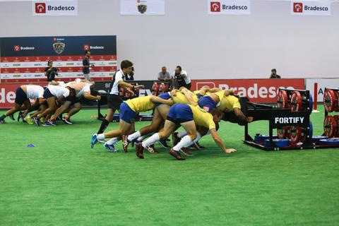 Brasil Rugby versus Arnold Schwarzenegger: desafio de scrum em dose dupla